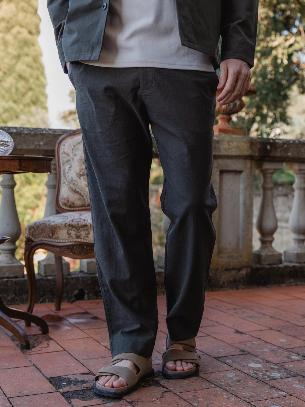 Army Cotton/Linen Pants