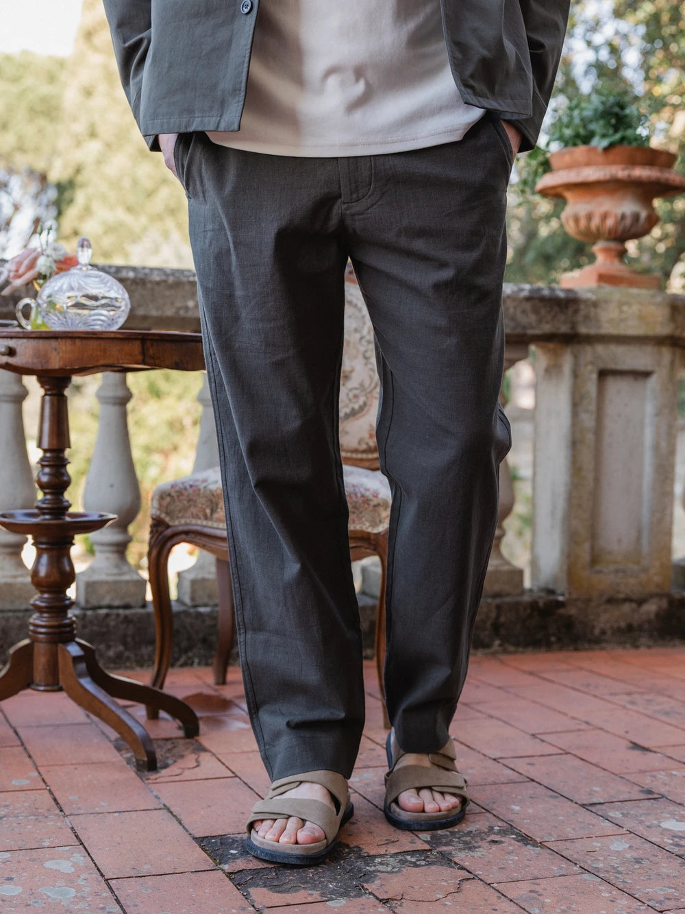Army Cotton/Linen Pants