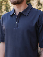 Dark Grey Relaxed Polo