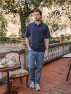 Dark Grey Relaxed Polo