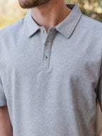 Grey Relaxed Polo