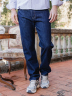 Dark Blue Denim Jeans