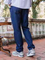 Dark Blue Denim Jeans