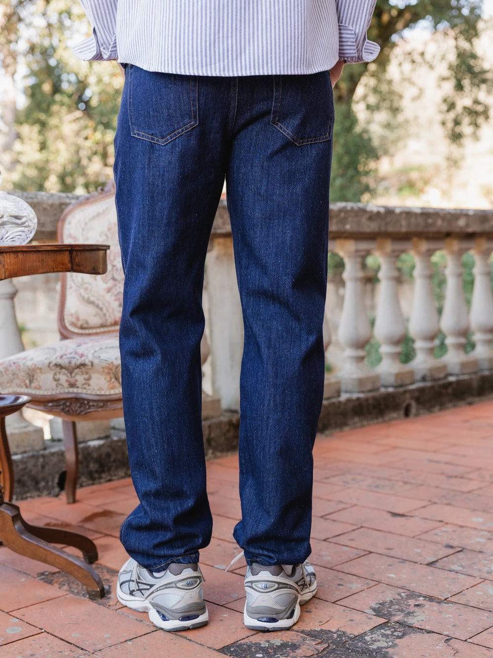 Dark Blue Denim Jeans