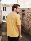 Gelbes Oversized-T-Shirt Tuscany