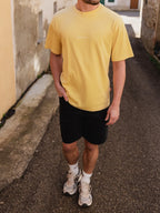 Gelbes Oversized-T-Shirt Tuscany
