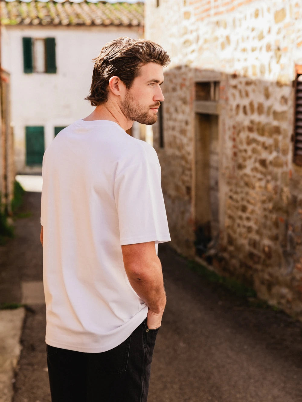 Weißes Sedici Oversized T-Shirt