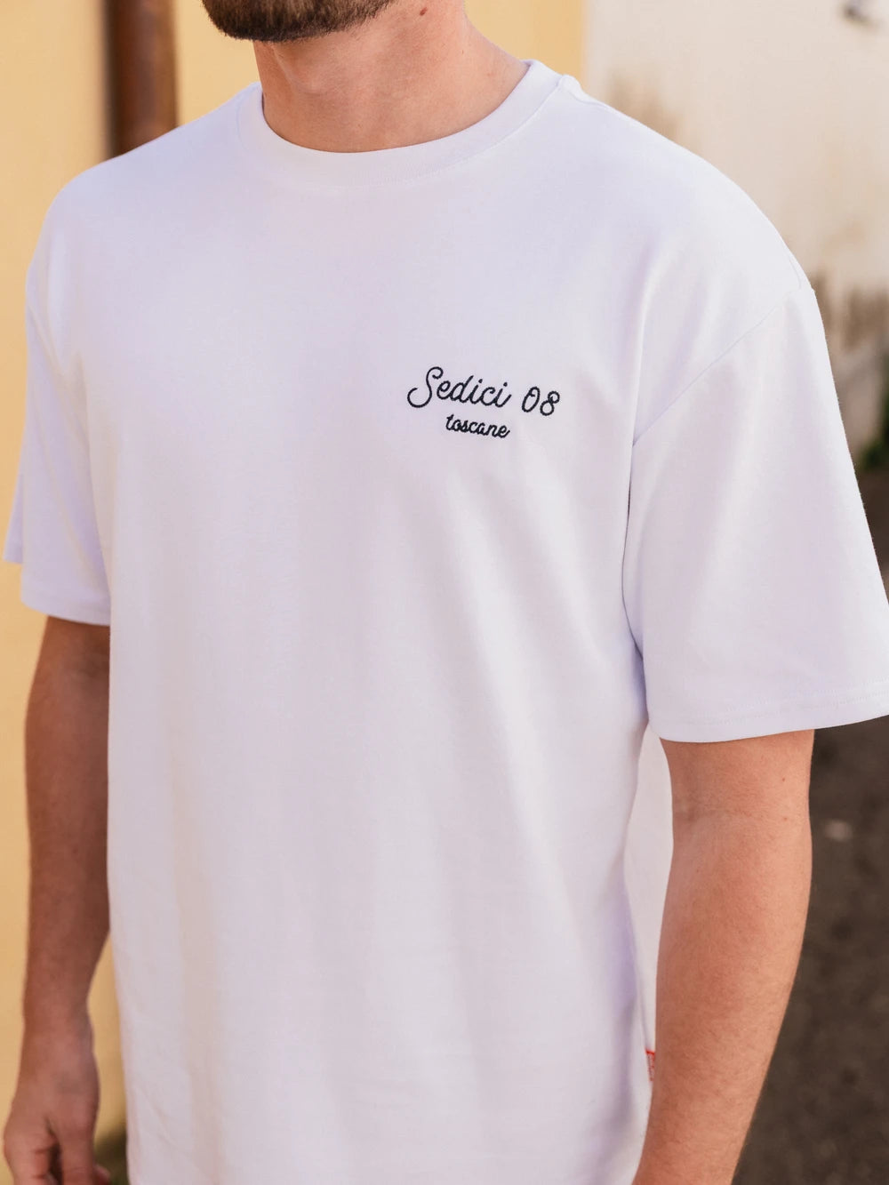 Weißes Sedici Oversized T-Shirt