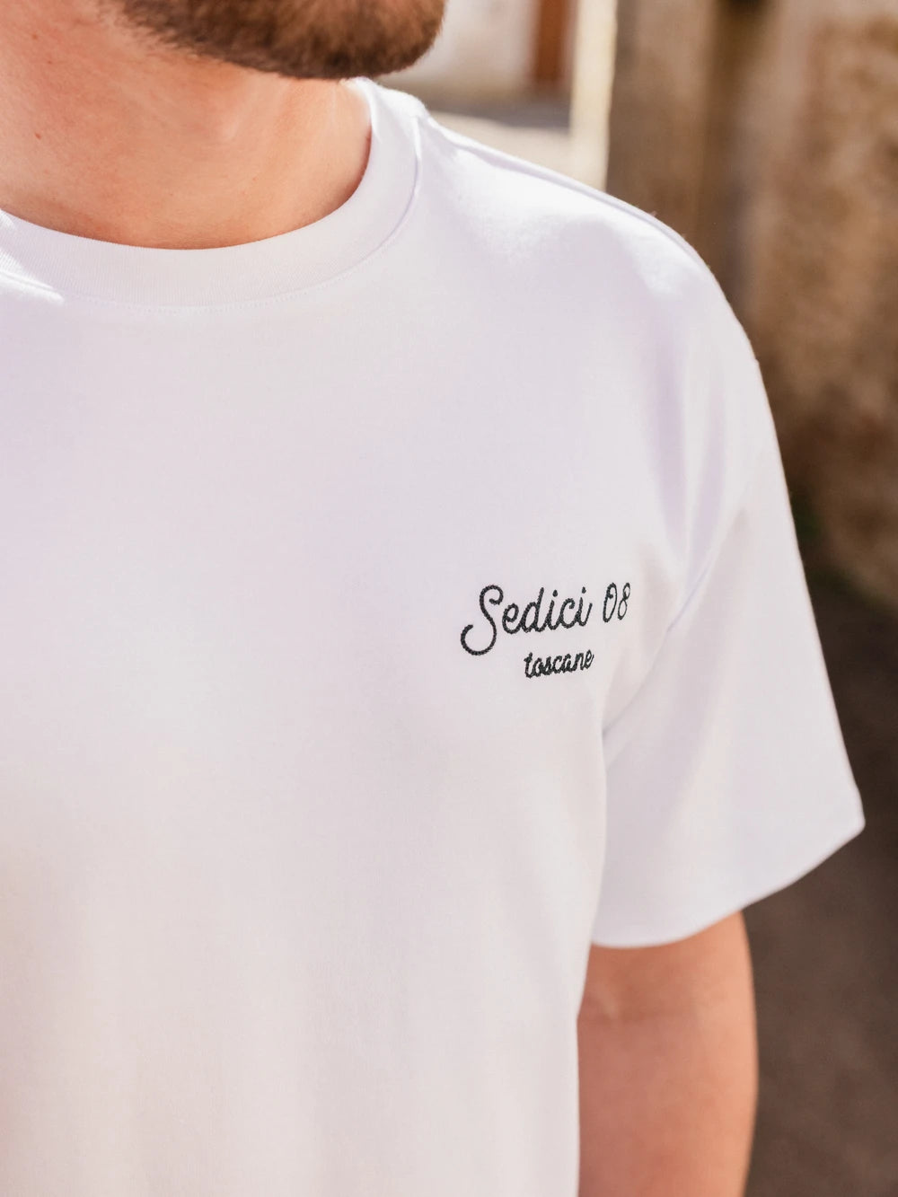 Weißes Sedici Oversized T-Shirt