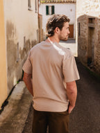 Hellbraunes Tenuta Oversized T-Shirt