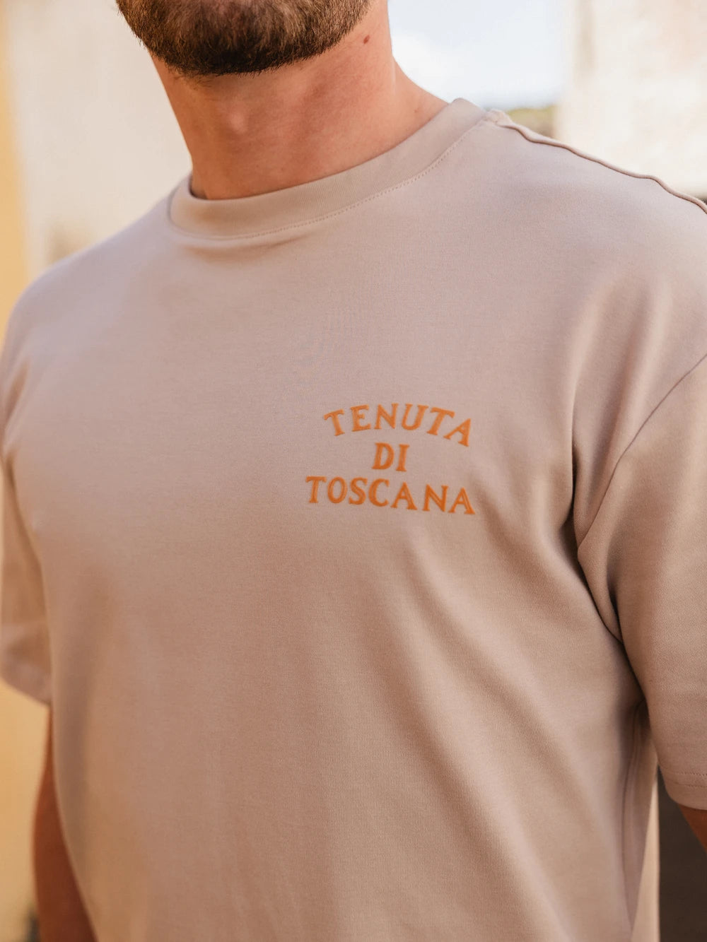 Hellbraunes Tenuta Oversized T-Shirt