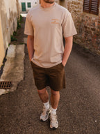 Hellbraunes Tenuta Oversized T-Shirt