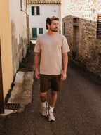 Hellbraunes Tenuta Oversized T-Shirt