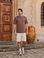 Dunkelbraunes Tenuta Oversized T-Shirt