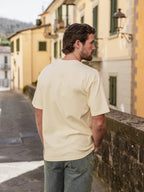 Butter Yellow Vendemmia Oversized T-Shirt