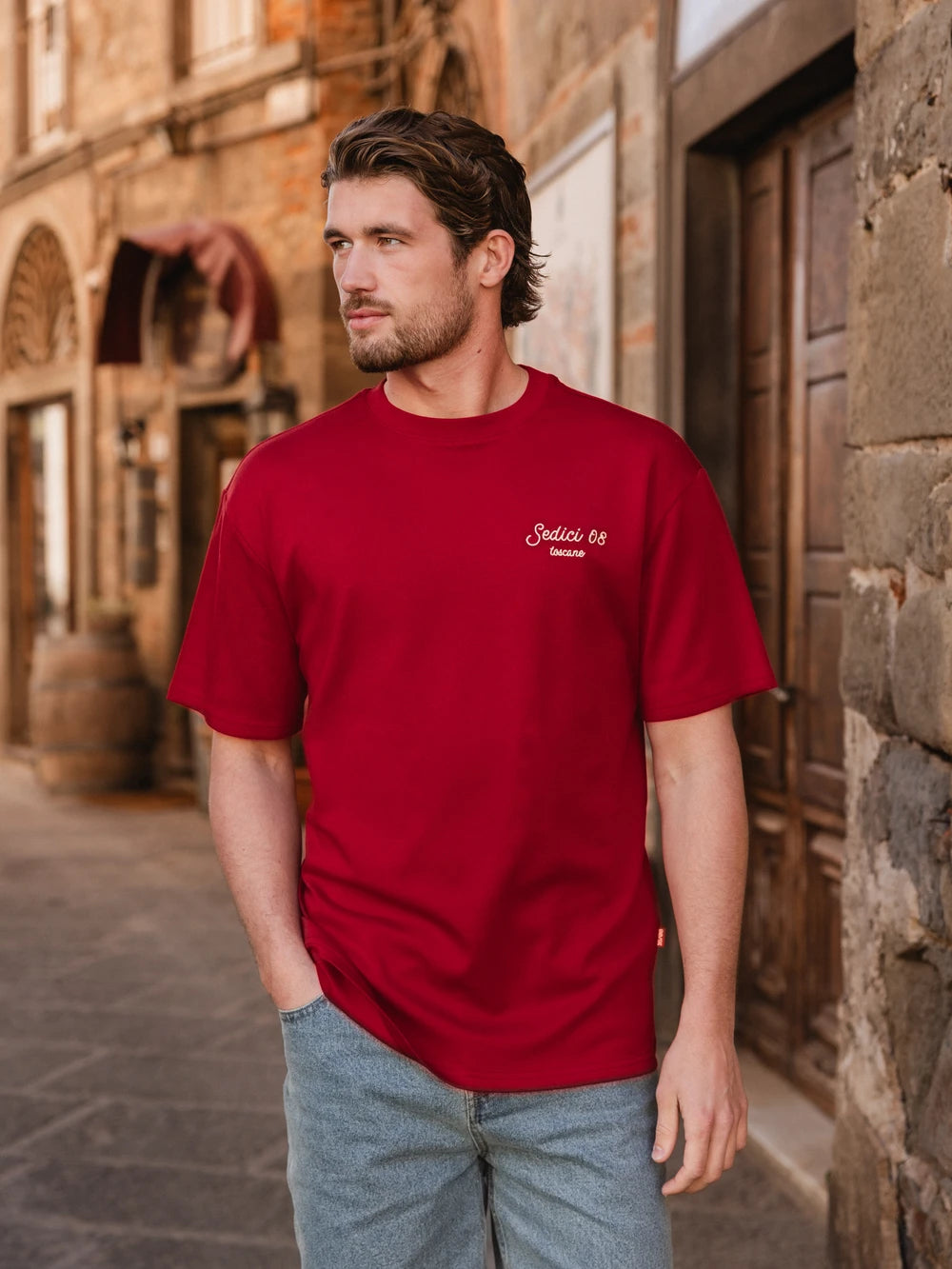 Red Sedici Oversized T-shirt