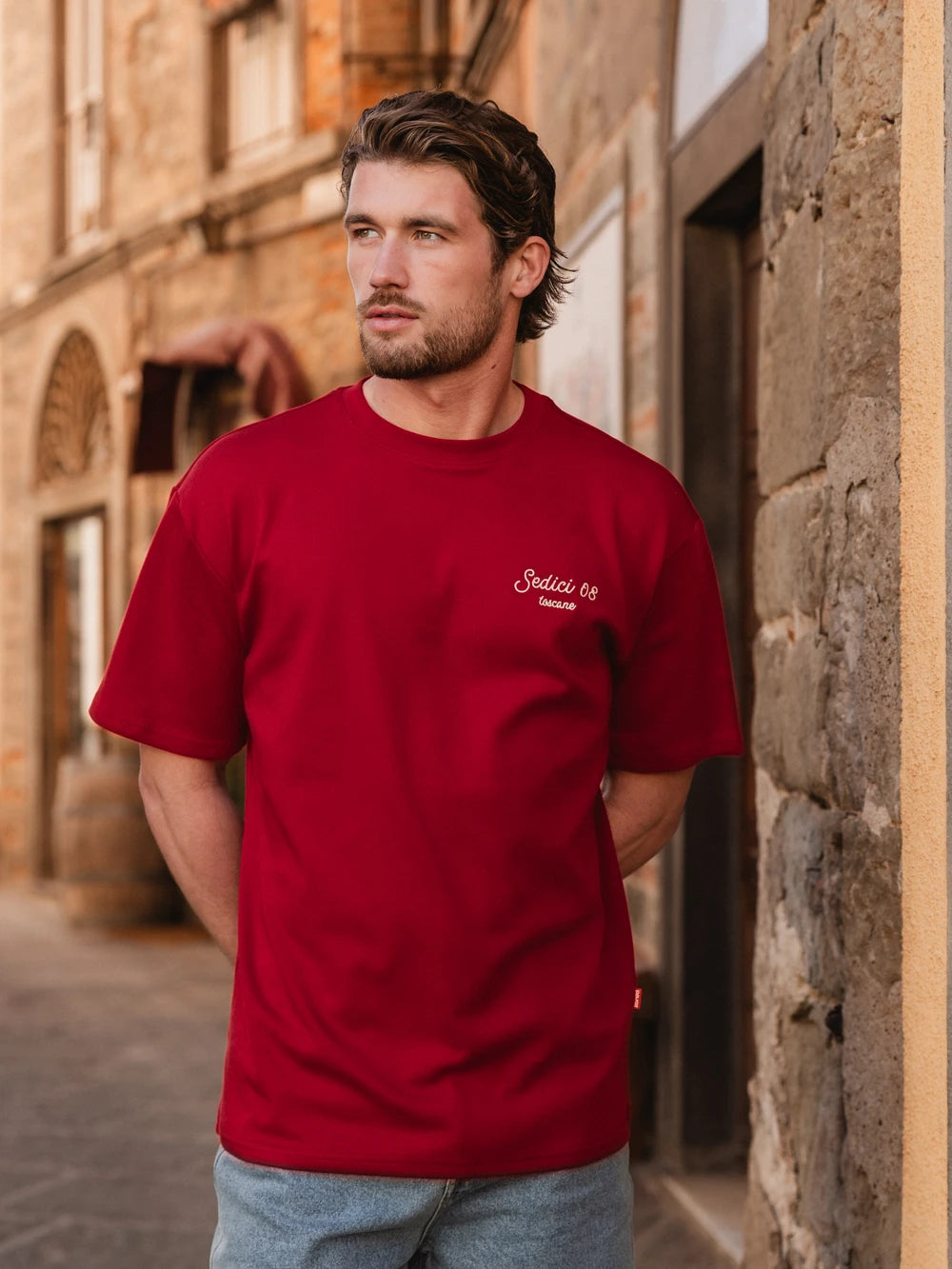 Red Sedici Oversized T-shirt