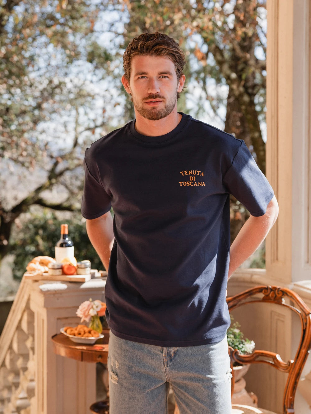 Navy Tenuta Oversized T-shirt
