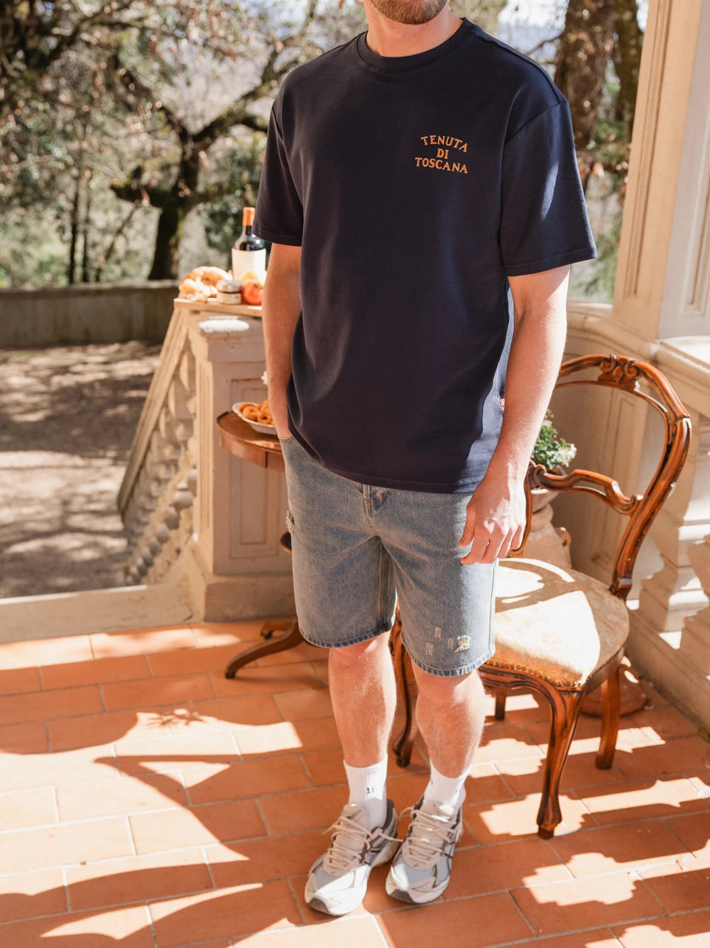 Navy Tenuta Oversized T-shirt