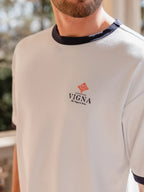 Hellblaues Vigna Oversized T-Shirt