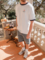 Hellblaues Vigna Oversized T-Shirt