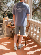 Blue Vineyard Series Oversized T-shirt