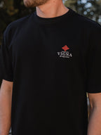 Black Vigna Oversized T-shirt