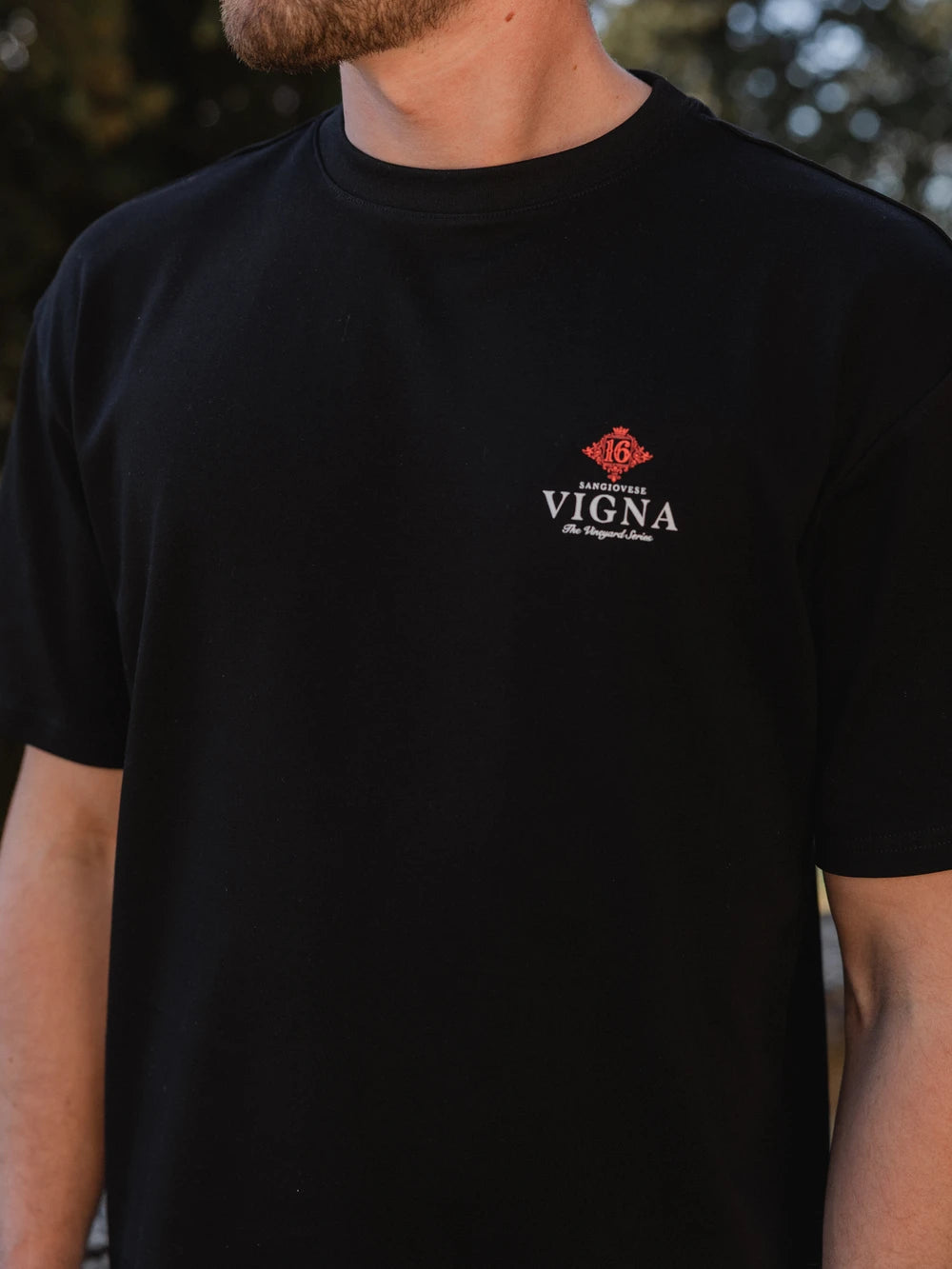 Black Vigna Oversized T-shirt