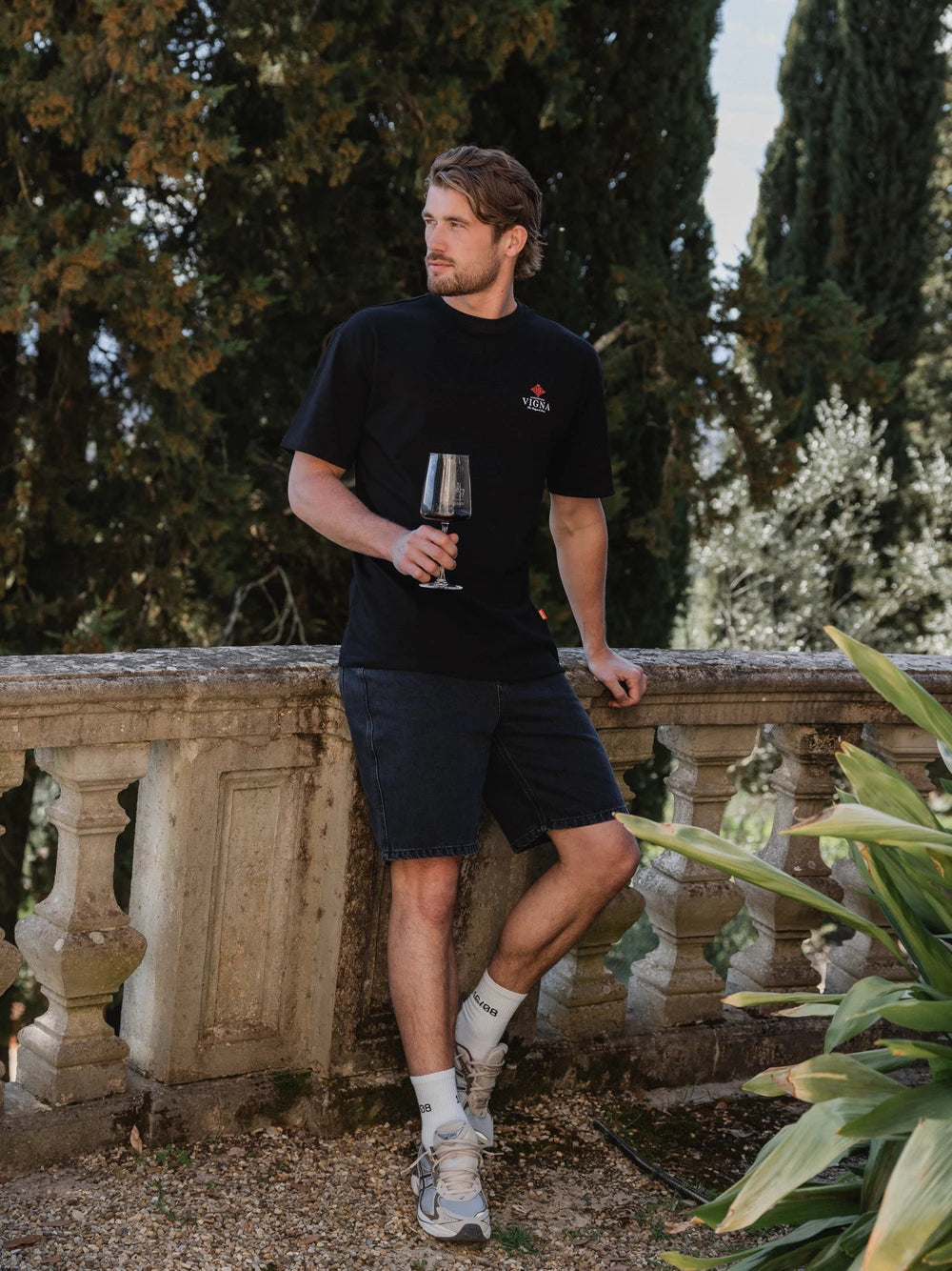 Black Vigna Oversized T-shirt