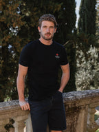 Black Vigna Slimfit T-shirt