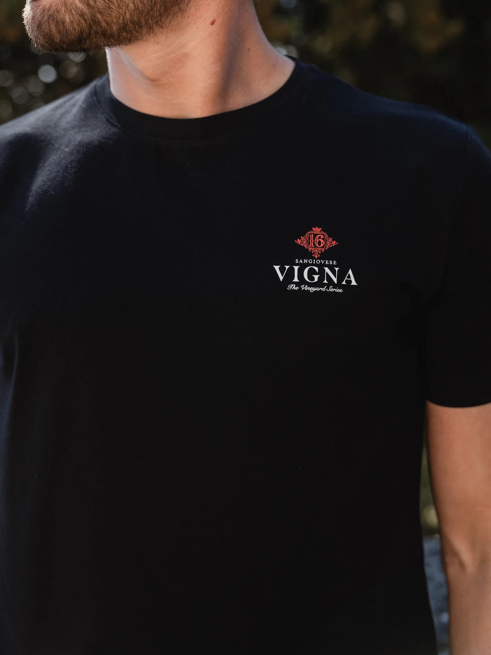 Black Vigna Slimfit T-shirt