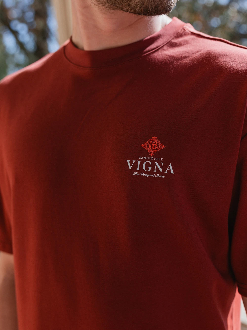 Red Vigna Oversized T-shirt