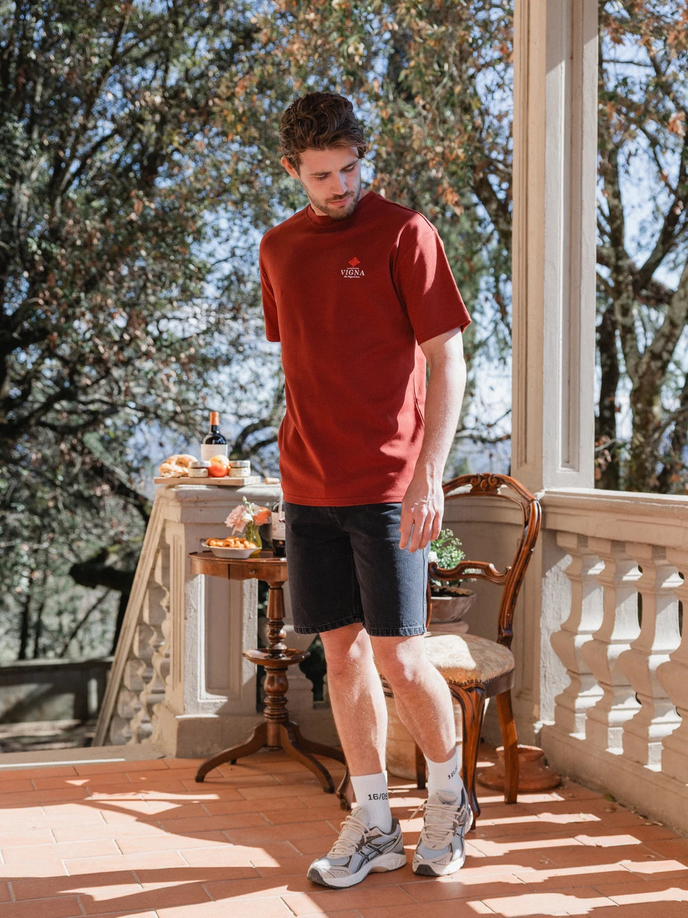 Red Vigna Oversized T-shirt
