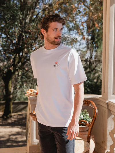 Weißes Oversized T-Shirt von Vigna