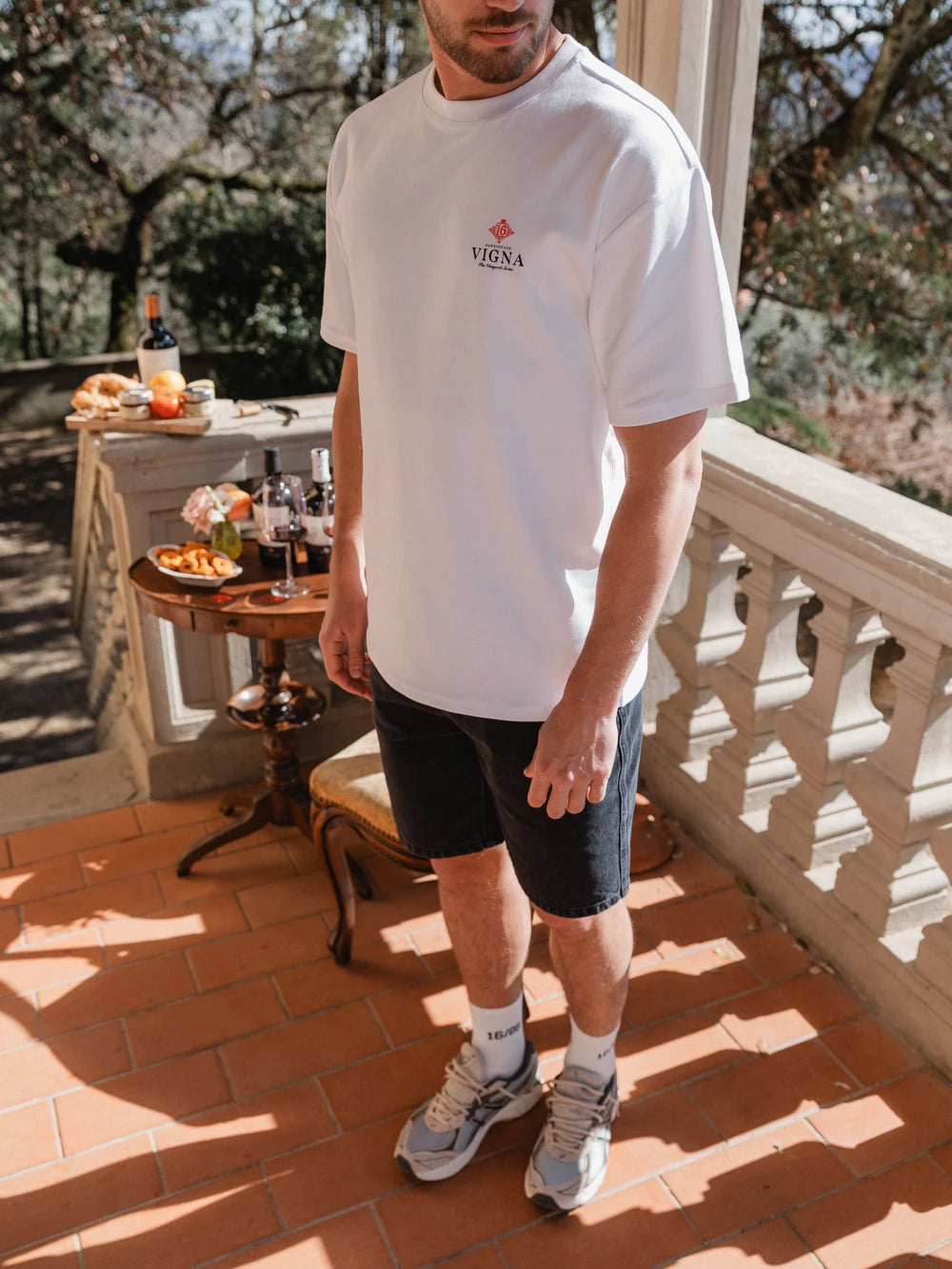 Weißes Oversized T-Shirt von Vigna