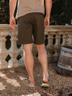 Dark Brown Chino Shorts