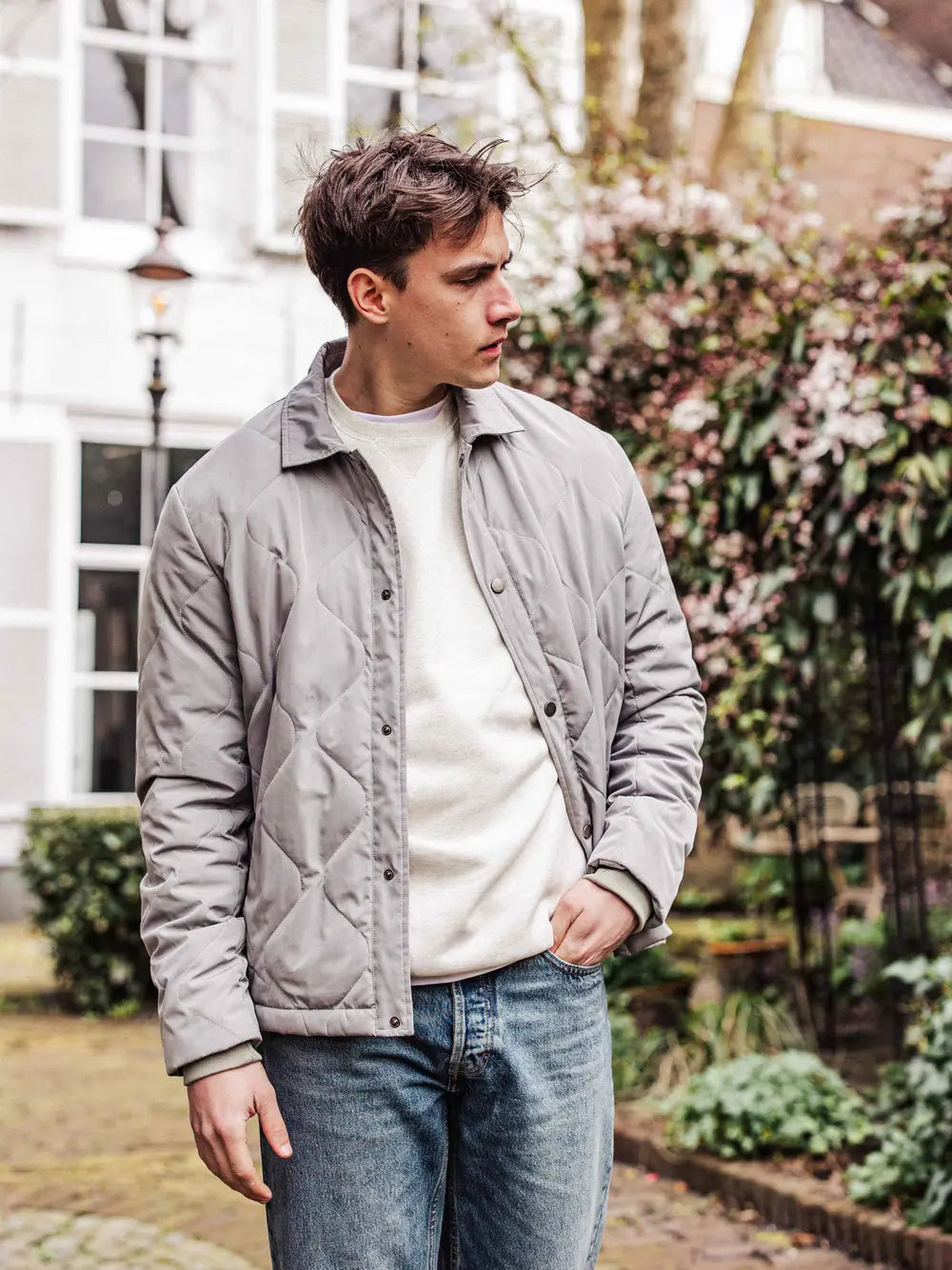 Olive Stitch Jacket Sample