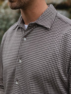 Brown Checked Button Up