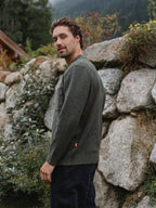 Green Knit Pocket Polo