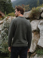 Green Knit Pocket Polo