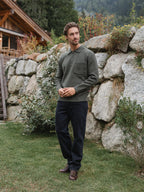 Green Knit Pocket Polo