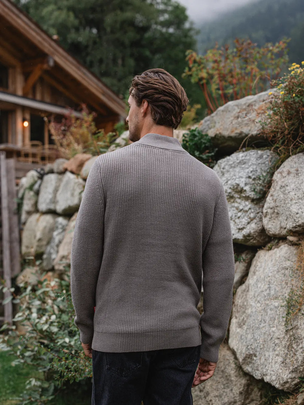 Grey Knit Vest