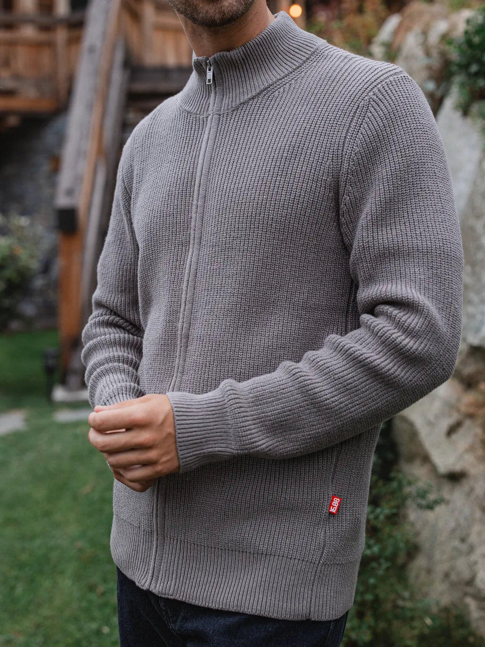 Grey Knit Vest