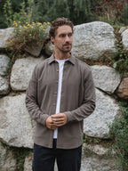 Olive Structured Button Up