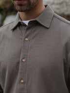 Olive Structured Button Up