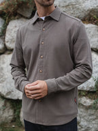 Olive Structured Button Up