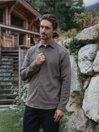 Olive Structured Button Up