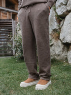 Brown Knit Pants
