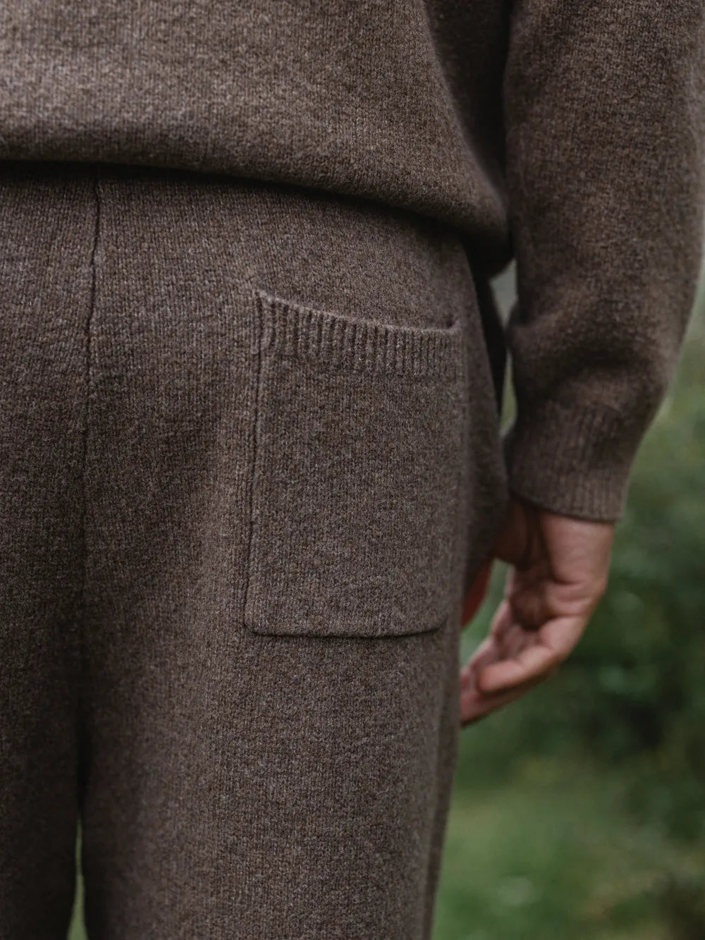 Brown Knit Pants