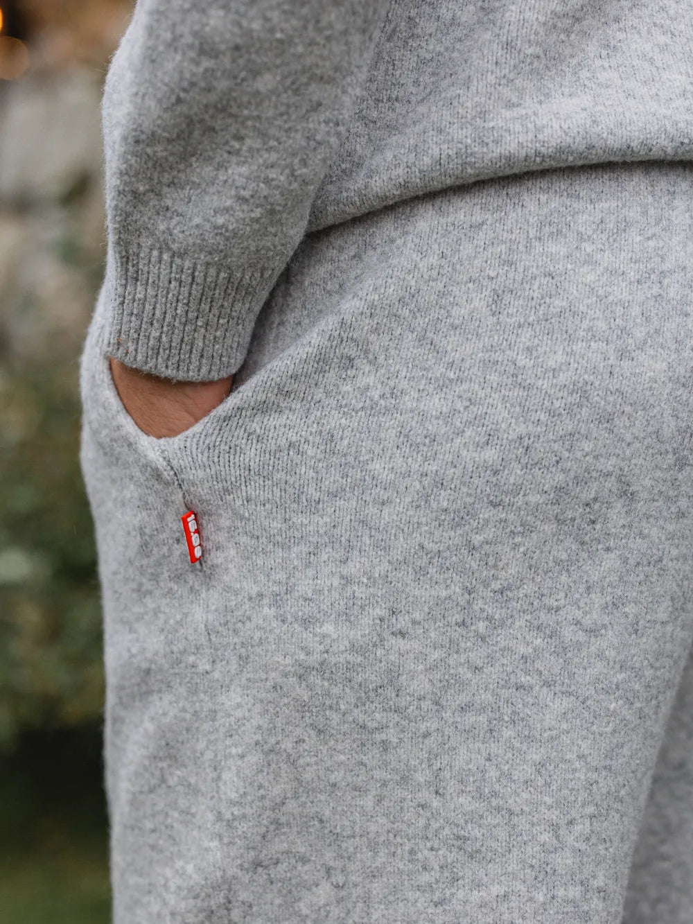Grey Knit Pants